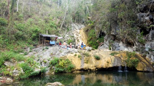 Hoyo de Pilon waterfall Trinidad Cuba