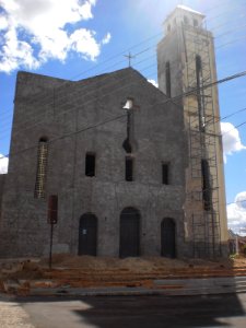 Igreja Matriz de Pau dos Ferros (RN) em reforma - 19ago2012