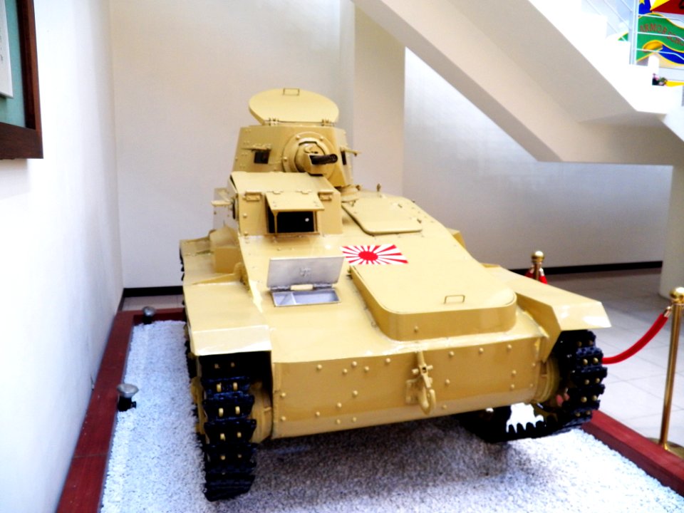IJA TK Tankette Display at Armor School History Museum 20130302a