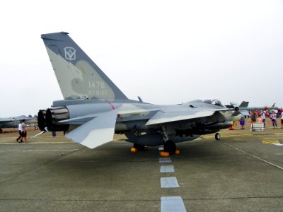 IDF F-CK-1A Display at Gangshan Air Force Base 20111015b