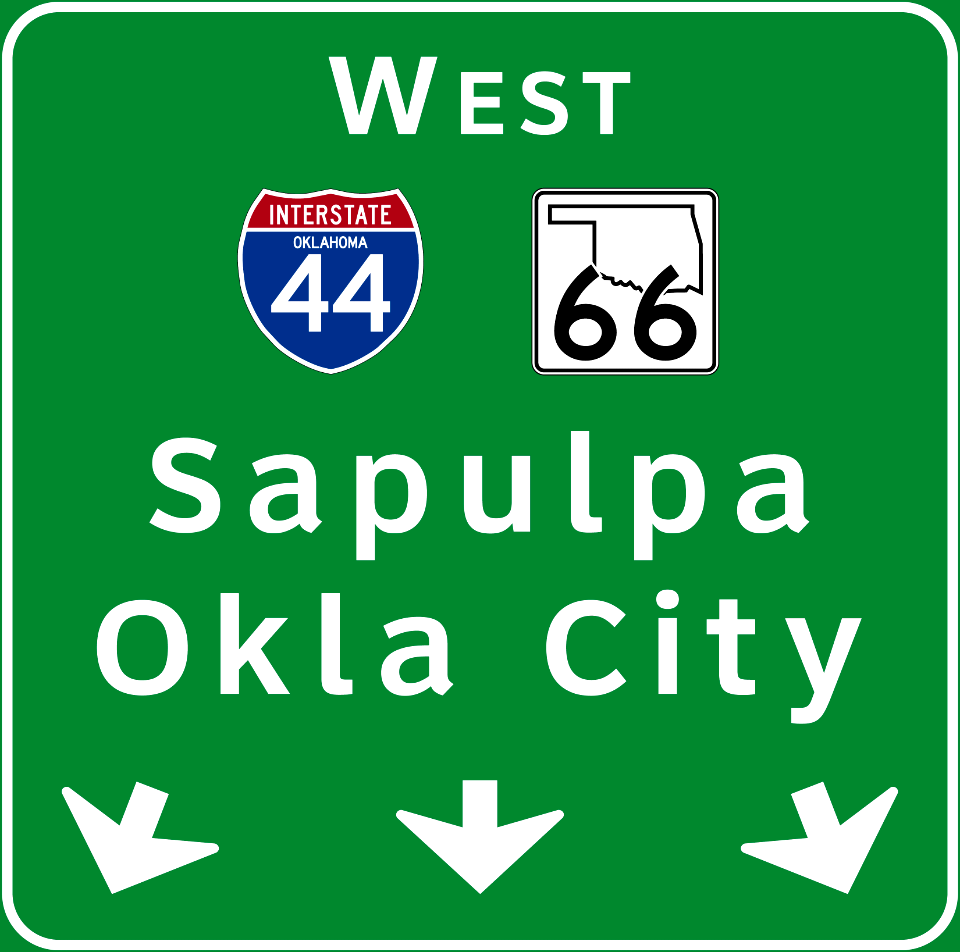 I-44 WEST Sapulpa Okla.City