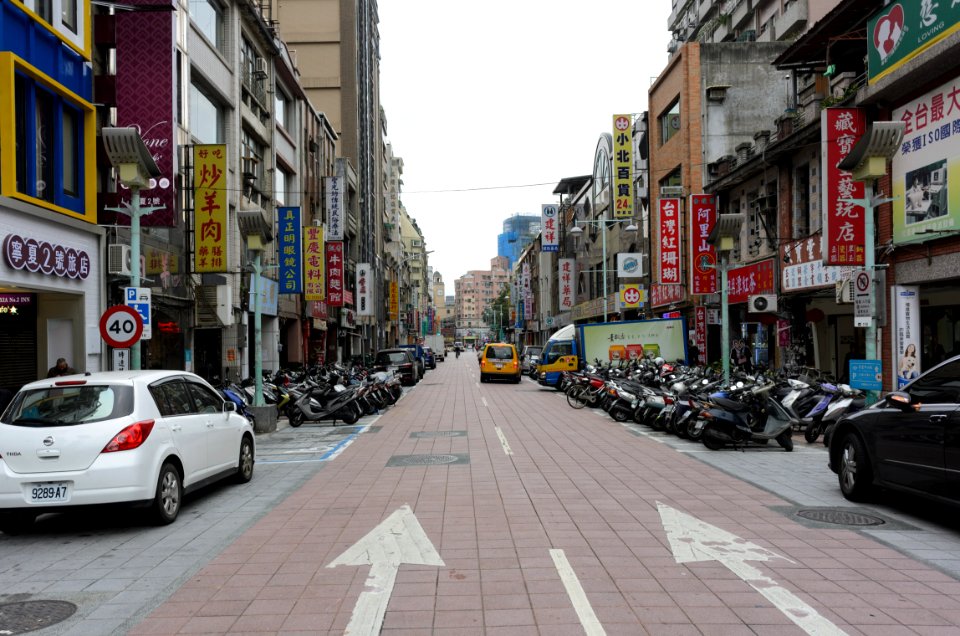 Ningxia Road, Datong District, Taipei City in Afternoon 20151229