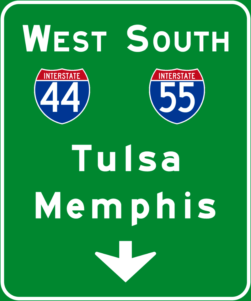 I-44WEST I-55SOUTH Tulsa Memphis