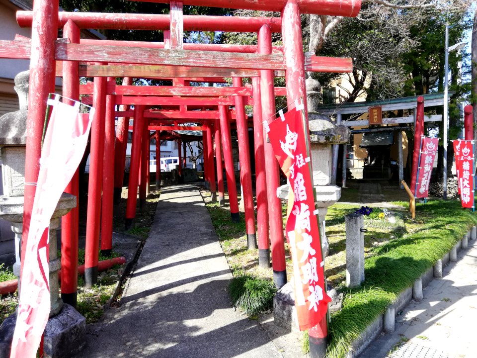Inari Shrine (Kagashima) - Shinmei Shrine (Kagashima) - Kagashima Castle 20210311 04