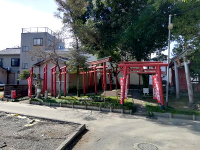 Inari Shrine (Kagashima) - Shinmei Shrine (Kagashima) - Kagashima Castle 20210311 02