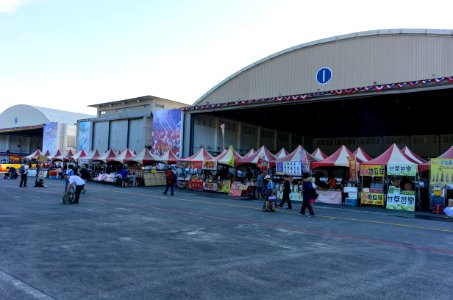 Hualien Air Force Base Open Day Festival Booths in Morning 20170923