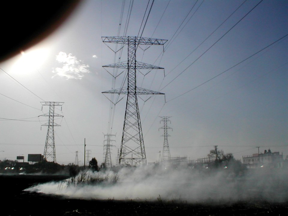 Humo en Las Torres