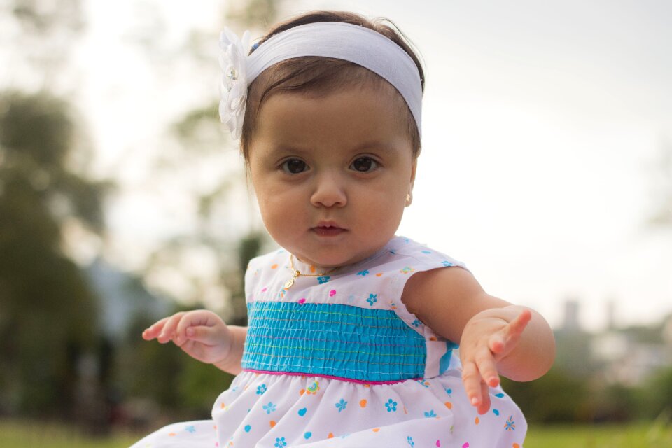 Child head band dress