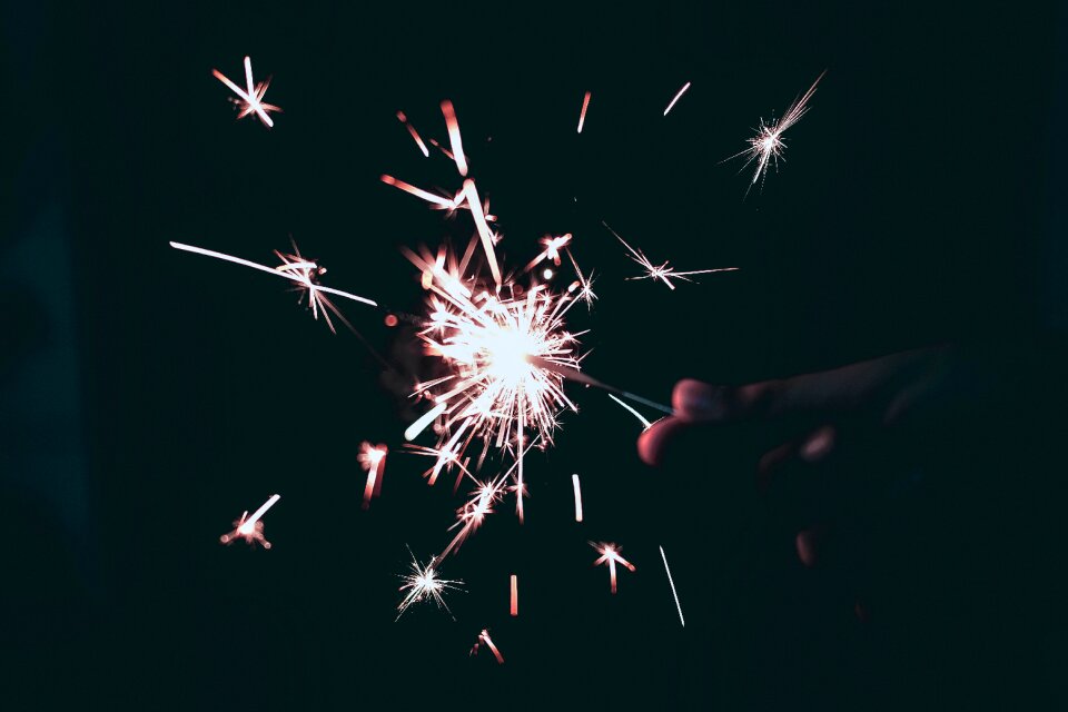 Sparkler light bright