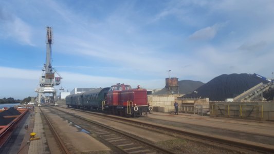 Ibbenbueren Port tourist train