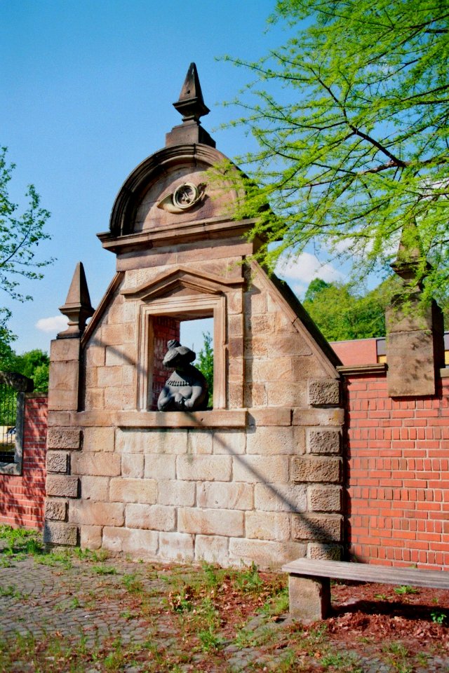 Ibbenbueren Posthofmauer Christel von der Post 1