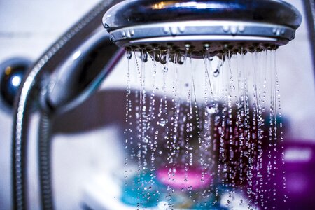 Water wet shower