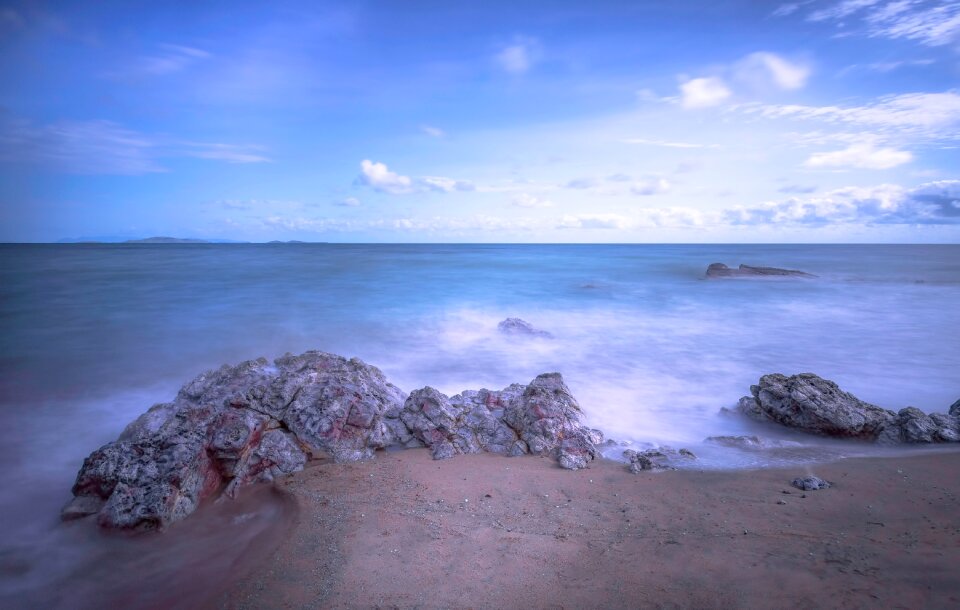 Misty beach queensland coast northern beaches