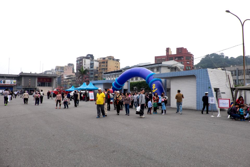 Keelung Naval Pier Entrance Inside 20150316a