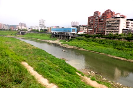 Keelung River in Limen Village, Xizhi Diztrict, New Taipei 20150430 photo