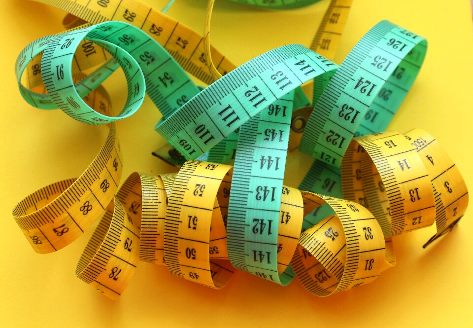 Millimeter measuring sewing