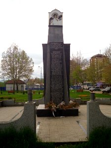 Kosovo war victim memorial Kosovska Mitrovica sever