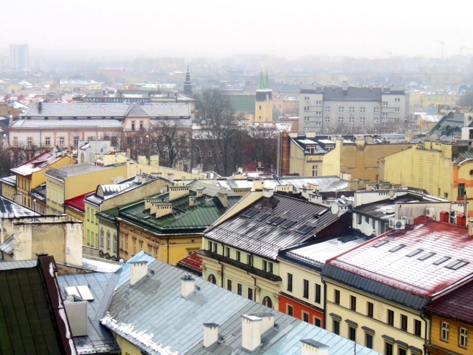Kraków dachy Starego Miasta 03