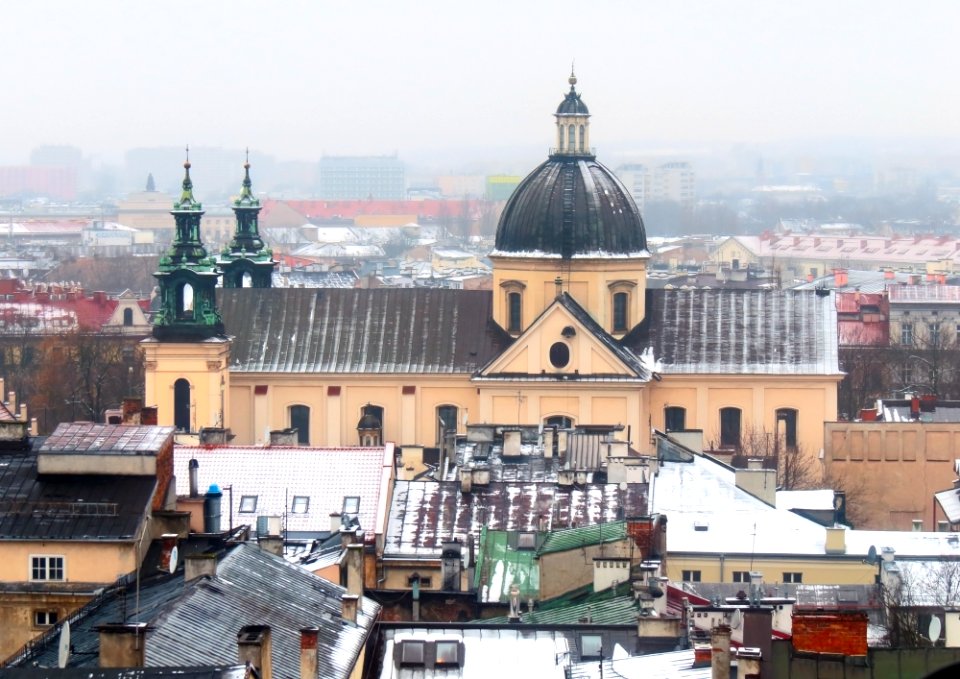 Kraków dachy Starego Miasta 02
