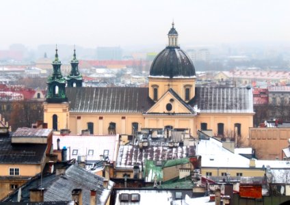 Kraków dachy Starego Miasta 02