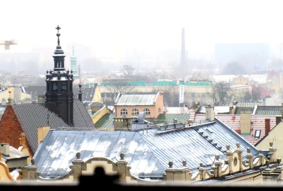 Kraków dachy Starego Miasta 09