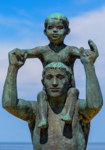 Kuehlungsborn Vater und Sohn 06
