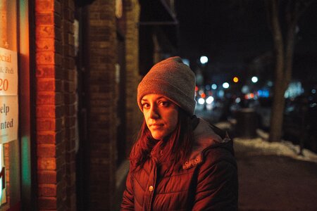 Weather jacket bonnet photo