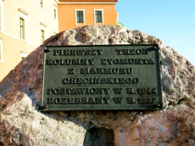 Kolumna Zygmunta stary trzon 02