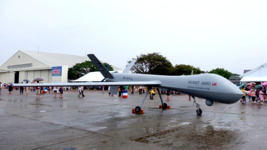 NCSIST ASRD MALE UAV Display at Hsinchu Air Force Base 20151121a