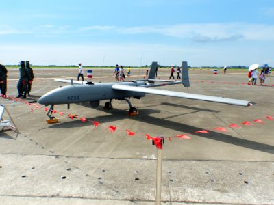NCSIST Albatross 9733 Display at Gangshan Air Force Base Apron 20170812a