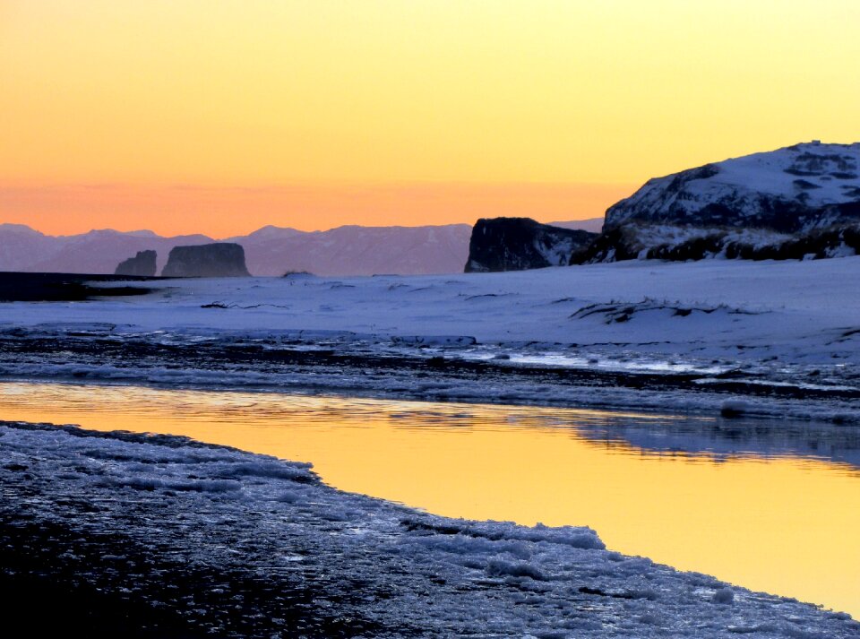 Rocks sunset seascape