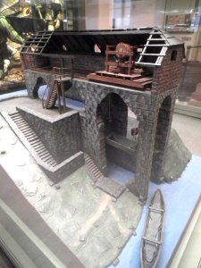 Kahnhebehaus Halsbrücke Modell Stadtmuseum Freiberg