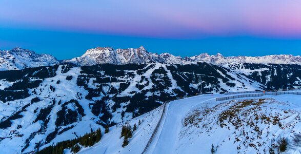 Mountain panorama alpine photo