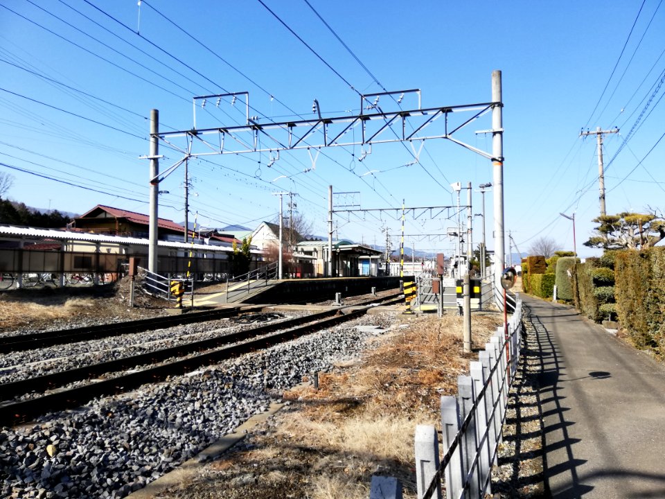JR Iida line Kitatono Sta. 20200224 04