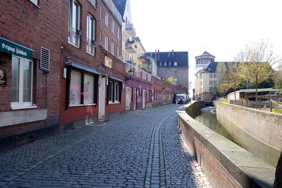 Josef-Wimmer-Gasse, Düsseldorf, April 2020