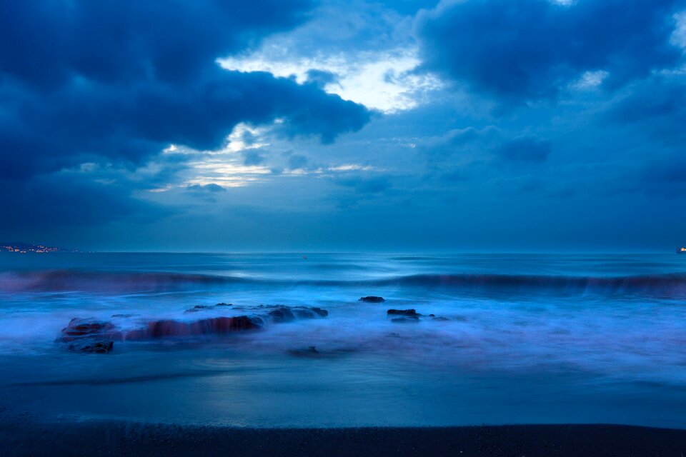 Water waves nature