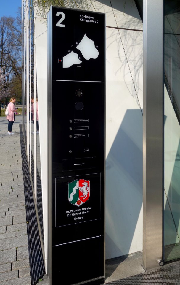Kö-Bogen, Düsseldorf, Lageplan (2020)