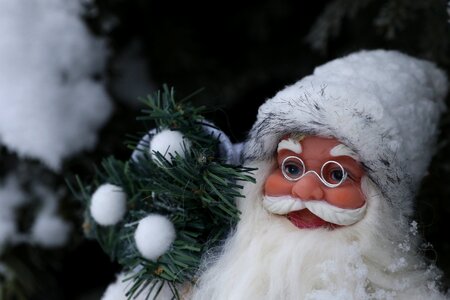 Wood christmas claus