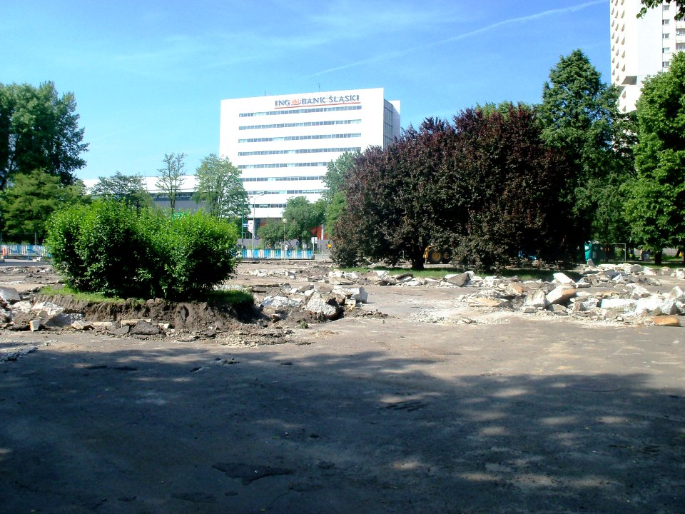 Katowice - Rebuilding of Skwer Przyjaciół z Miszkolca