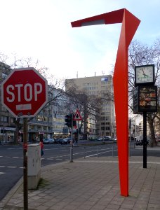 Neue Kranich-Leuchten auf der Immermannstraße. Japanviertel, Düsseldorf (06)