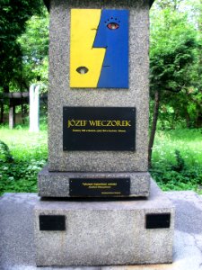 Katowice - Monument of Józef Wieczorek in Nikiszowiec (3)