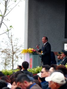 Opening Speech of Lin Tsung-hsien, Magistrate of Yilan County in Hongchailin Camp Open Day 20161224