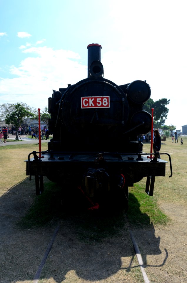 Front View of TRA CK58 at Takao Railway Museum 20151129