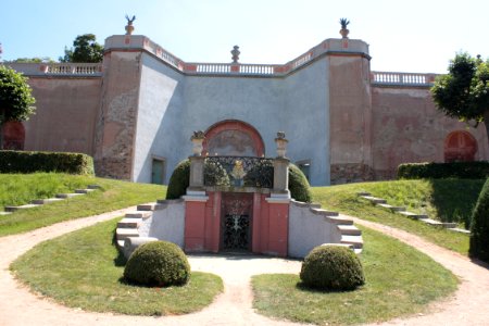 French garden (Dobříš) 1721