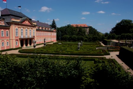 French garden (Dobříš) 1677