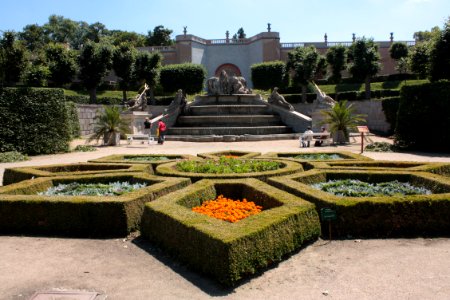 French garden (Dobříš) 1701