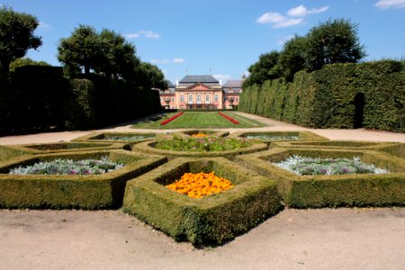 French garden (Dobříš) 1783