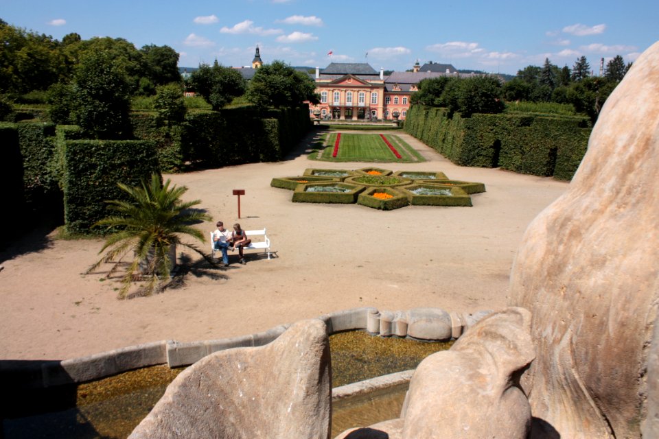 French garden (Dobříš) 1756