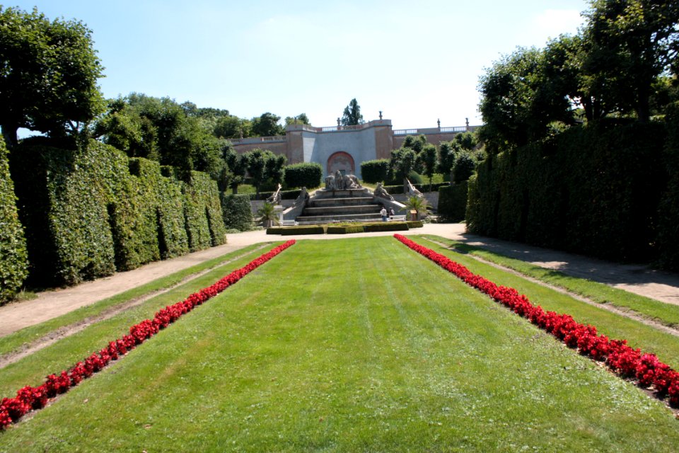 French garden (Dobříš) 1696