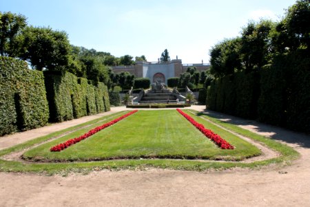 French garden (Dobříš) 1694